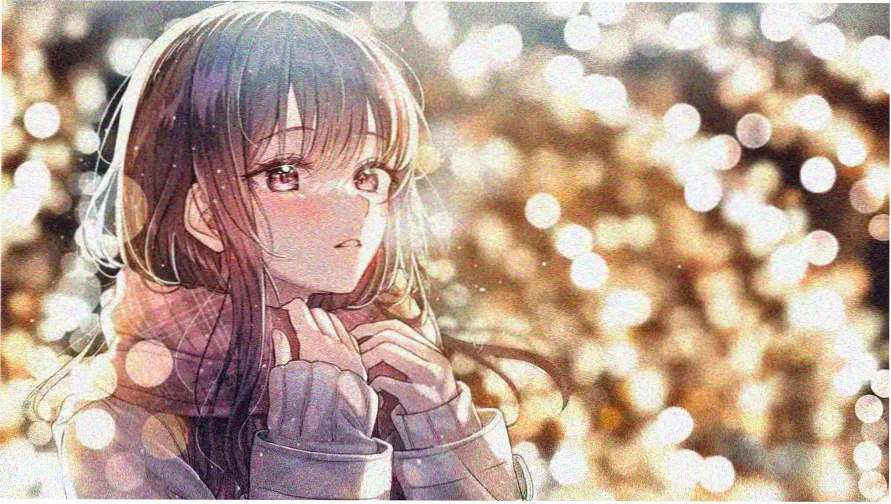 动漫漫画深夜档首屏轮播：雨夜天台的分镜画面